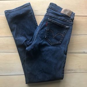 Levi’s perfectly Slimming Capri 548  Stretch Denim